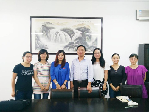 福建师范大学财政金融系主任陈少晖教授应邀到公司交流讲学